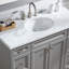 Ensemble de meuble-lavabo simple 48 po avec miroir Baver-1777609859
