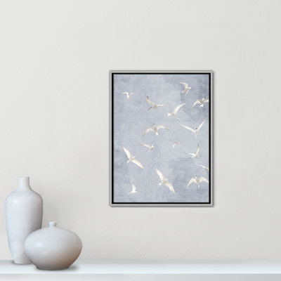 Flight Light Grey Print by Kimberly Allen