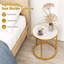 Lechiaro 40 cm W Steel Bedside Table