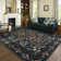  Floral Washable Rugs Non-Slip Ultra-Thin Soft Area Rug Vintage Botanical Print Carpet