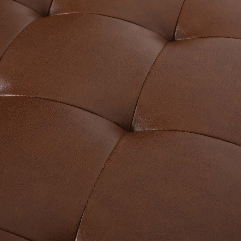 Chaise longue moderne, Marron clair