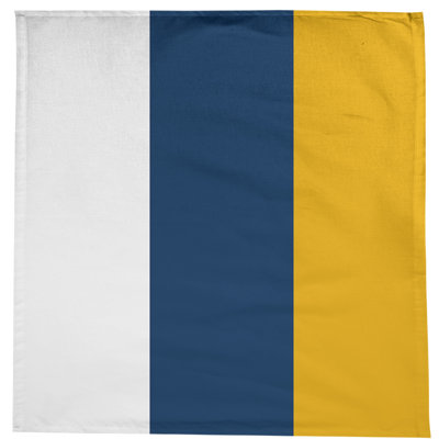 West Virginia Striped Cotton Blend Tablecloth