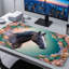 Majestic Floral Horse Desk Mat-1050278134