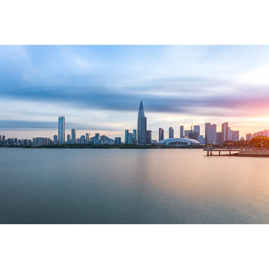 Shenzhen Houhai Skyline - Kunstdrucke auf Leinwand