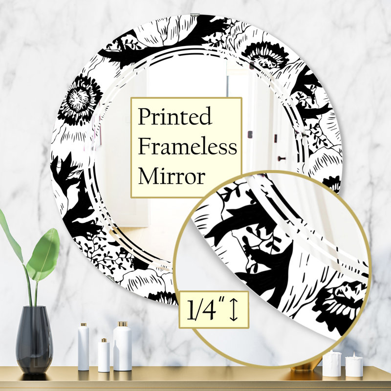 Miroir mural Triple C, H 31,5 po x l po