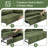 Upholstered Velvet U-Shaped Sectional Sleeper Couch Pull Out Sofa Sofa Bed-1261873781