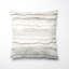 Coussin décoratif à rayures - Coussin à motif de lignes perlées grises et blanches modernes-125946544