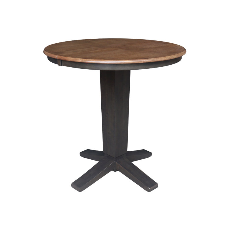 Table de salle à manger Wabash, Hickory / charbon délavé