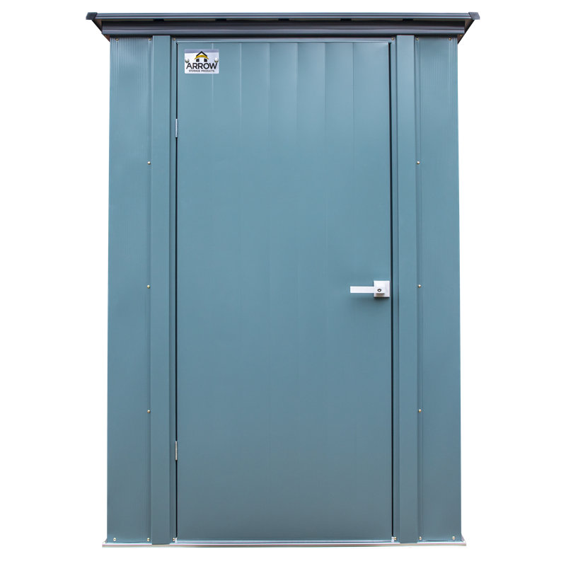Juniper Berry 4' x 3' Steel Patio Storage Shed Kit