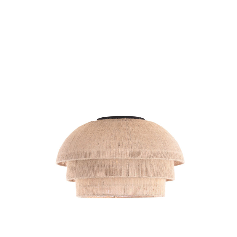 Seychelles 1 LT Matte Black Flush Mount Kalco