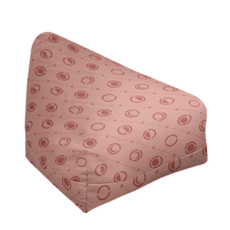 Housse de sac de pois, H 38 po x l 42 po x P 29 po, Bourre en polyester, Rouge / Blanc / Gris