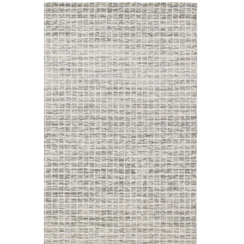 Metro 809 Hand Tufted 80% Wool; 20% Cotton Geometric Rug, 9'-0" X 12'-0" Rectangle