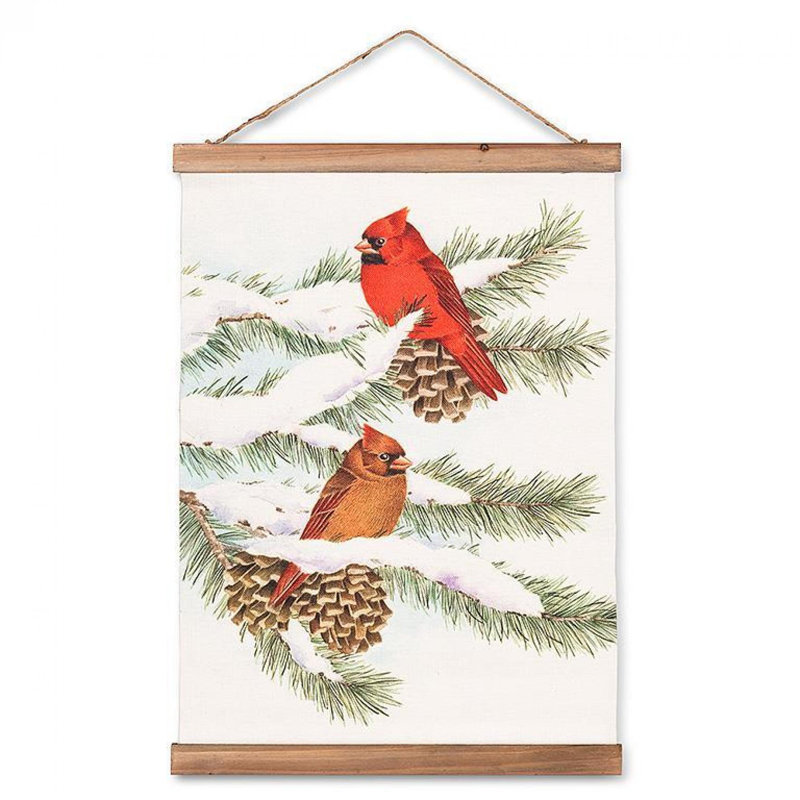 Décoration murale Winter Cardinals