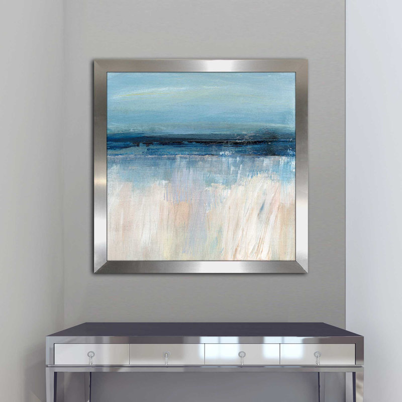 «On the Severn I», reproduction d'impression encadrée, H 31,5 po x l 31,5 po x P 1 po, Encadrement argenté