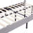 Aldora 2 Pack Light Gray Twin Upholstered Platform Bed Frame with Tufted Adjustable Headboard,Noise-Free Twin Size Bed with 8 Inch Under-Bed Storage-1524532765