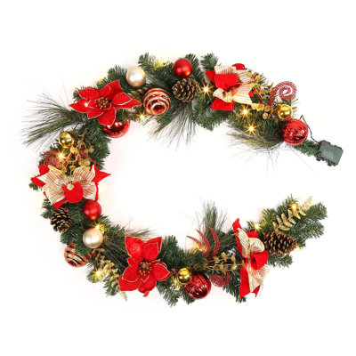 Guirlande de Noël en pin artificiel 6 pi.