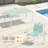 Rectangular 6 - Person 59.3" L Outdoor Restaurant Dining Set-2078297074