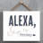 Alexa Skip to Friday - Unframed Typography on Wood