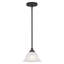 Luminaire suspendu en forme de cloche à 1 lumière Mcraney