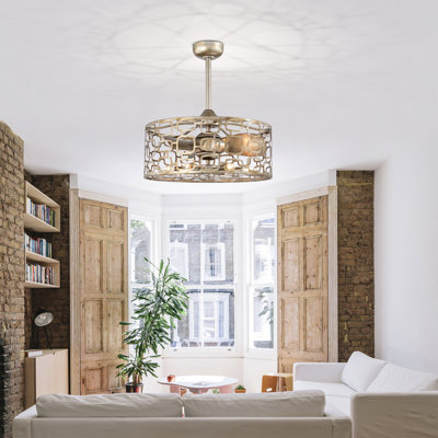 Warne 19.2'' Ceiling Fan with Light Kit