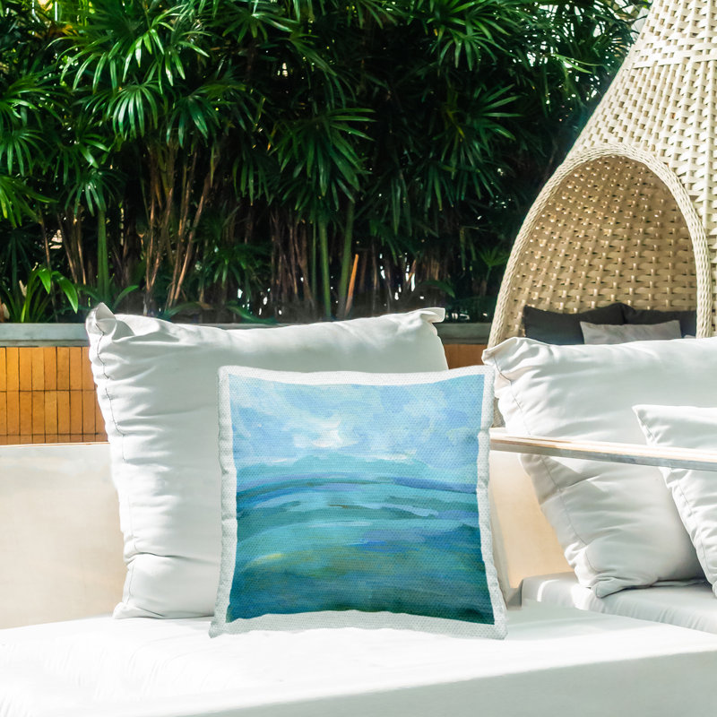 Abstract Outdoor Throw Pillow
