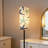 Modern Floor Lamp With Remote Control And Dimmable LED Bulb - Adjustable Lighting For Living Room, Bedroom, Or Office - Space Saving Corner Design