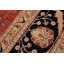 Tapis oriental rouge en laine noué à la main 9 pi 1 po x 13 pi 11 po Dorn