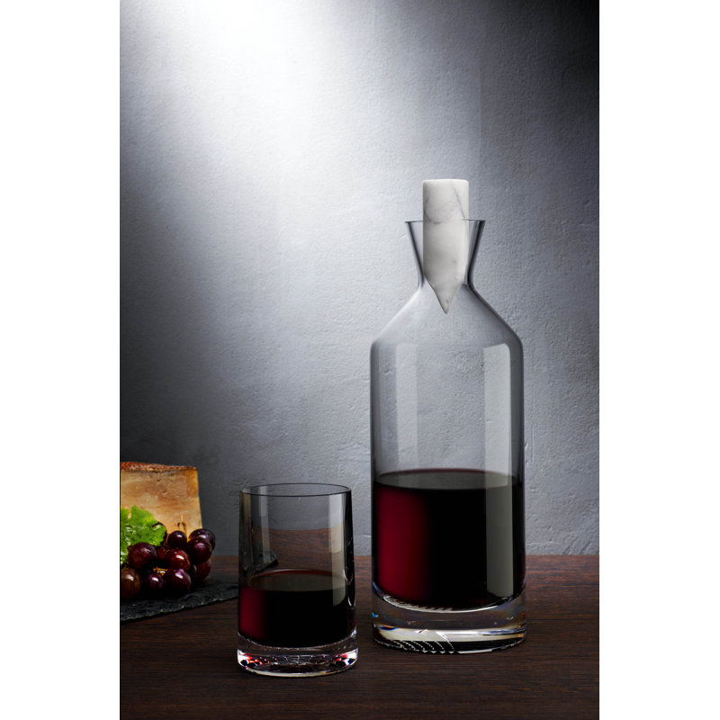 Alba Whiskey Lead Free Crystal Glasses, 13.25 Oz