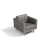 Cuir véritable gris foncé