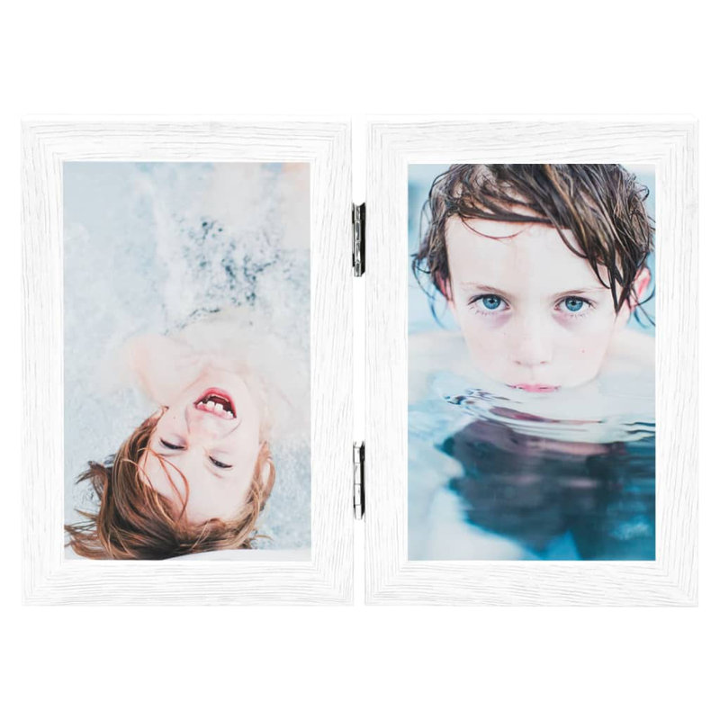 Brandisha Wood Picture Frame, 29.7cm H x 21cm W x 0.5cm D, White