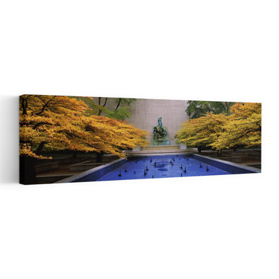 Fontaine dans un jardin, fontaine des Lacs, Art Institute of Chicago, Chicago, Cook County, Illinois, États-Unis, art mural