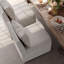 Ensemble de 2 chaises de salle à manger, chaise roulante avec roulettes, chaise de salle à manger sans accoudoirs moderne -264157624