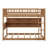 Bunk Bed Featuring Built In Shelving, Color Changing  Lights and Pegboard-1581831095-1581831094