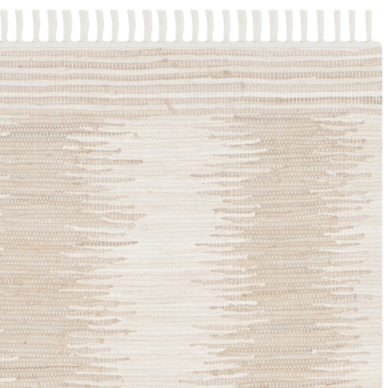 Ambrine Abstract Cotton Hand Woven Area Rug, Rectangle 122 x 183 cm