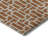 Premium Machine Washable Prisco Terracotta Rug-1140708804