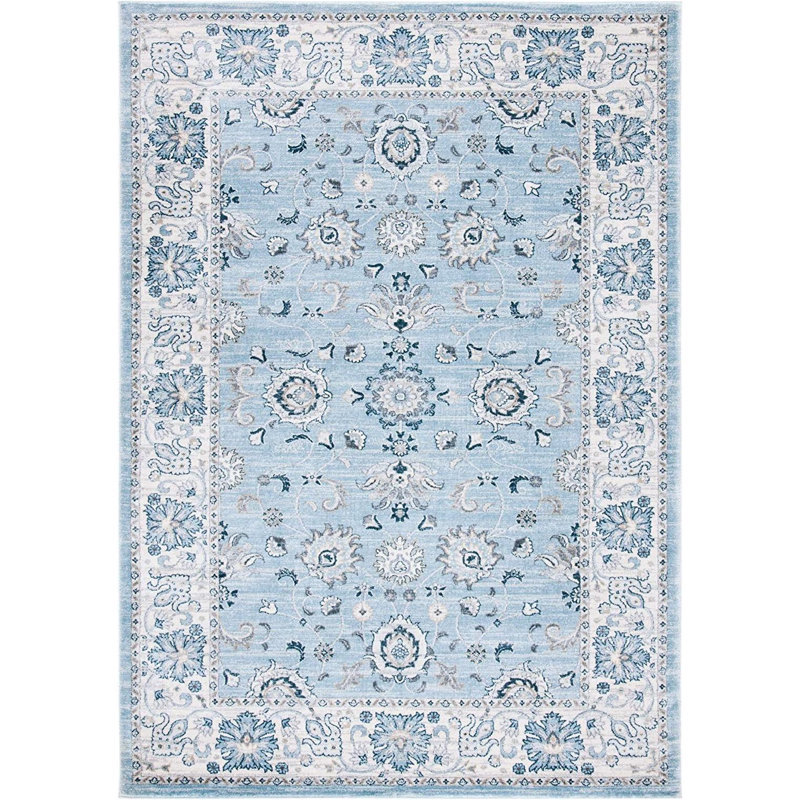 Delmer Performance Oriental Rug, Rectangle 9' x 12'