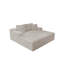 Siège de canapé modulaire 70,8 x 68,9 po, canapé rembourré compressé, aucun assemblage requis, combinaison libre de 2 pièces, tissu en velours côtelé moelleux-1865834348