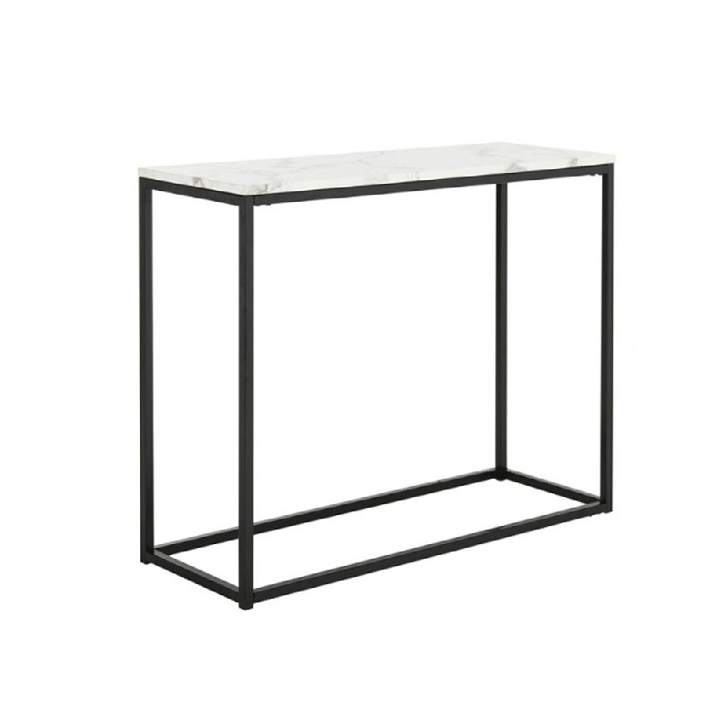 Console en marbre 39,4 po (noir)