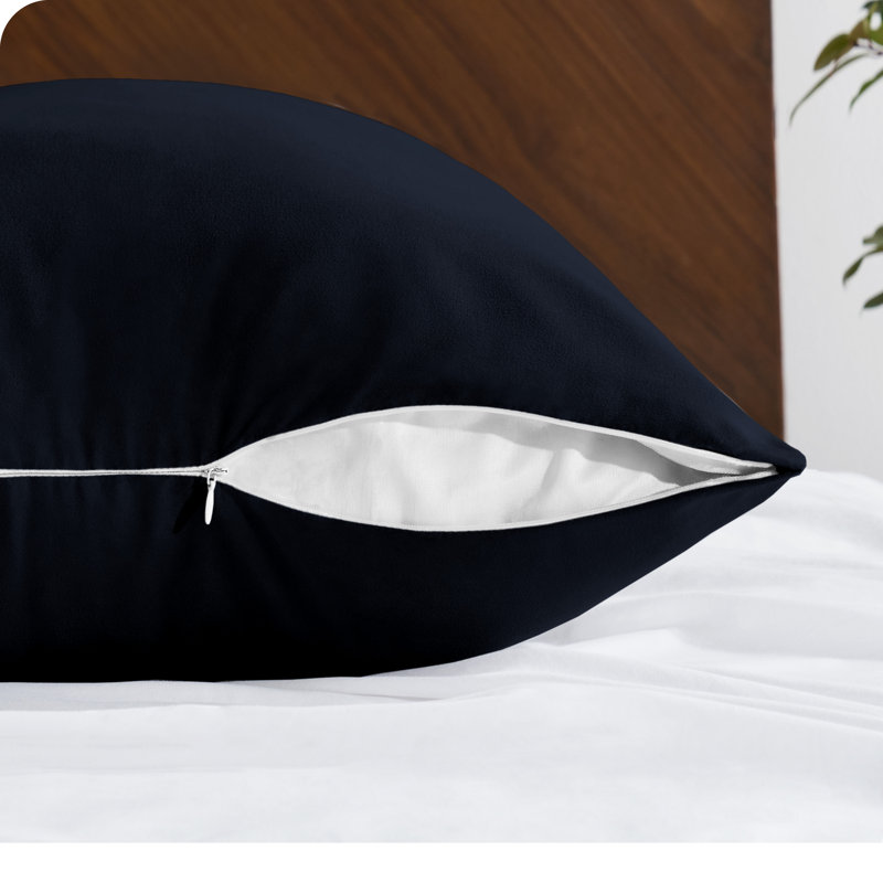 Midnight Blue Ultra Soft Microfiber Body Pillowcase with Zipper Closure