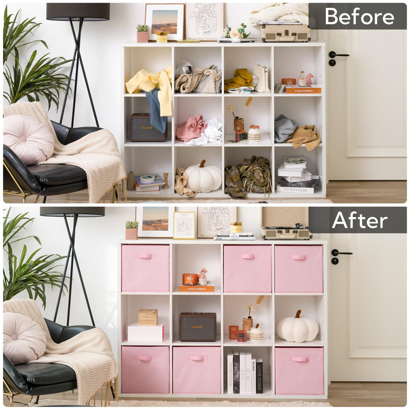 Rebrilliant Fabric Storage Bag, Pink