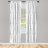 Microfiber Arrow Semi-Sheer Rod Pocket Curtain Panels-61941833-61298338