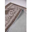 Tapis oriental brun tissé à la machine en polyester Amee-1803990349