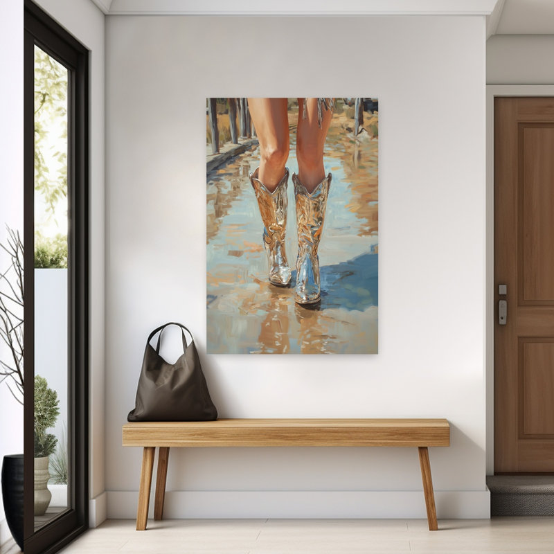 Art contemporain Art contemporain, H 60 po x l 40 po