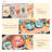 Kids Fast Food Shop Play Cart Set