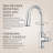Pull Down Single Handle Kitchen Faucet-90212883