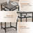 Bar Table, Equipped With 2 Bar Stools , With Backrest And Partition-1128437477
