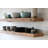 Reclaimed Barn Joist Deep Floating Shelves with Low Profile Brackets-70888137-70888136