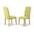 3-Piece Mahogany Finish Solid Wood Top Upholstered Dining Room Set with Dropleaf (Seats-4)-291857602-291857631