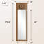  Miroir mural pleine longueur Zen-Inspired