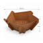 Anneau de foyer en acier Corten de 68,5 cm (27 pouces), anneau de feu de camp portatif à bois